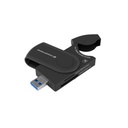 Conceptronic kártyaolvasó - bian04b (4in1, 2xsd/tf/microsd, fekete)