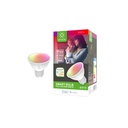 Woox smart home led izzó - r9076 (gu10, spot, rgb+cct, 30.000h, 5.5w, 400lm, 2700-6500k)