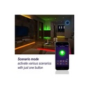 Woox smart home led szalag - r5093 (5 m, 30 led/m, adapter, színes rgb+meleg fehér, wi-fi)