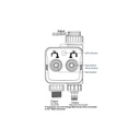 Woox smart zigbee kerti öntöző szabályozó - r7060 (zigbee 3.0, 1.5v aax4, 0,2-0,7 mpa)