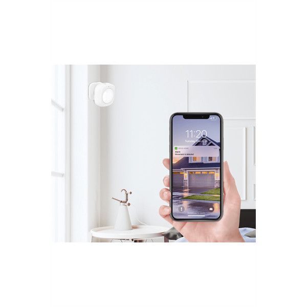 Woox smart zigbee pir mozgásérzékelő - r7046 (cr2450, érzékelési szög 110°, beltéri)