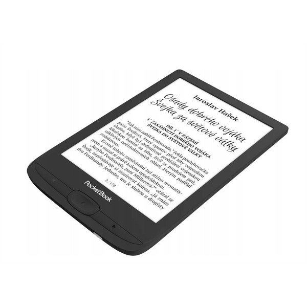 Pocketbook e-reader - pb618 basic lux4 fekete (6" e-ink carta, cpu: 1ghz, 512mb, 8gb, 1300mah, wifi, usb-c, msd olvasó)