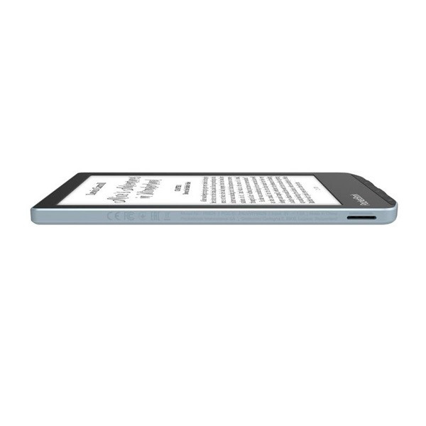 Pocketbook e-reader - pb629 verse bright blue (6"e ink carta, cpu: 1ghz,512mb,8gb,1500mah, wifi,msd, kép megvilágítás)