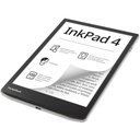 Pocketbook e-reader pb743g inkpad4 ezüst (7,8" e-ink,háttérvilágítás, 2x1ghz,32gb,2000mah,wifi, bt, msd)