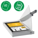 Vágógép, karos, A3, 10 lap, LEITZ "Precision Home Office"