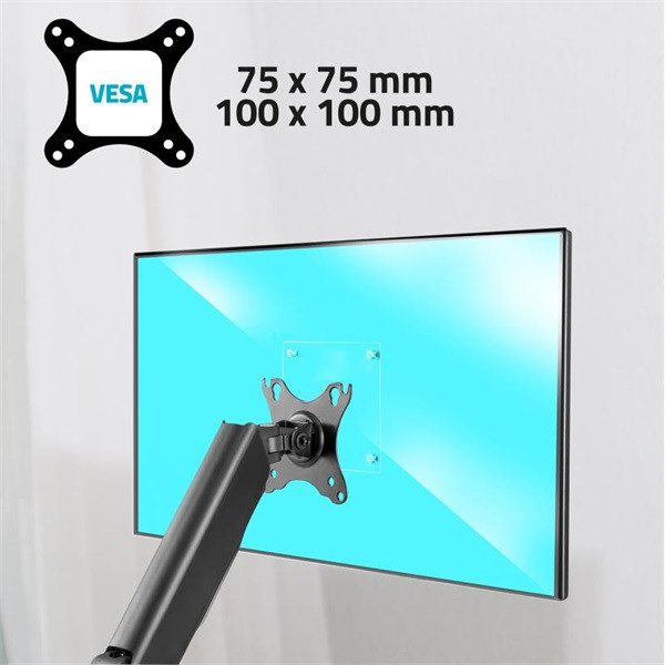 Advance monitor asztali konzol - ergomount single (17-32", max.: 9kg, dönthető, forgatható, gázrugó, fekete)