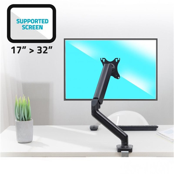 Advance monitor asztali konzol - ergomount single (17-32", max.: 9kg, dönthető, forgatható, gázrugó, fekete)