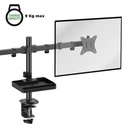 Advance monitor asztali konzol - xtendmounts dual (17-32", max.: 2x9kg, dönthető, forgatható, fekete)