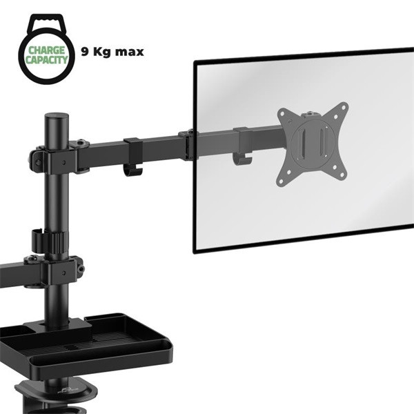 Advance monitor/notebook asztali konzol - xtendmounts flex (17-32", max.: 2x9kg, dönthető, forgatható, fekete)