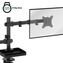 Advance monitor/notebook asztali konzol - xtendmounts flex (17-32", max.: 2x9kg, dönthető, forgatható, fekete)