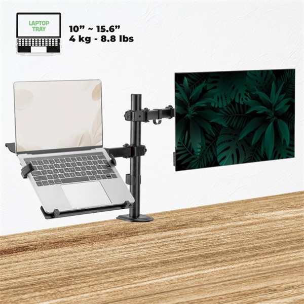 Advance monitor/notebook asztali konzol - xtendmounts flex (17-32", max.: 2x9kg, dönthető, forgatható, fekete)