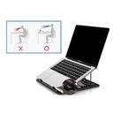 Conceptronic notebook állvány - thana03b (max.: 15,6", állítható magasság, max.: 50kg, fekete)