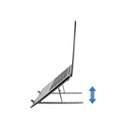 Conceptronic notebook állvány - thana04s (max.: 15,6", állítható magasság, összecsukható, max.: 50kg, szürke)