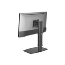 Equip monitor asztali állvány - 650126 (17"-32", 1 monitor, dönthető, forgatható, állítható magasság, max.:2x9kg,fekete)