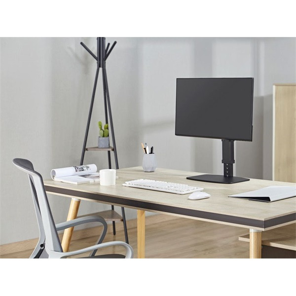 Equip monitor asztali állvány - 650126 (17"-32", 1 monitor, dönthető, forgatható, állítható magasság, max.:2x9kg,fekete)