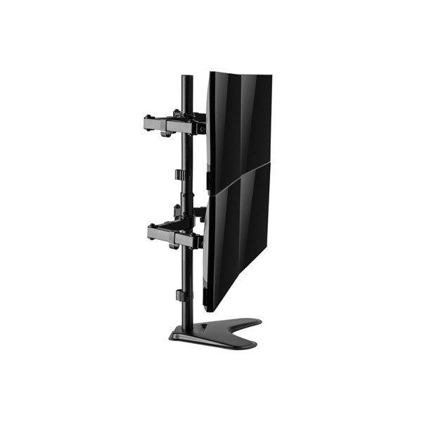 Equip monitor asztali állvány - 650127 (17"-32", 4 monitor, dönthető, forgatható, állítható magasság, max.:4x9kg,fekete)