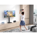 Equip monitor asztali állvány - 650610 (32"-65", 1 kijelző, motoros állítható magasság: 718-1068 mm, max.:50kg, fekete)