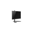 Equip monitor asztali konzol - 650122 (13"-32", dönthető, forgatható, állítható magasság, max.: 8kg, acél, fekete)