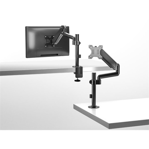 Equip monitor asztali konzol - 650132 (13"-32",1 monitor, dönthető, forgatható, állítható magasság, max.: 9kg, fekete)