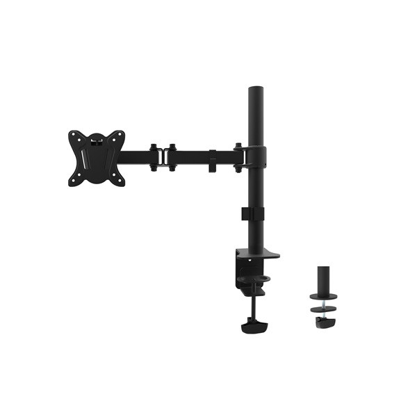 Equip monitor asztali konzol - 650151 (13"-32", 1 monitor, dönthető, forgatható, állítható magasság, max.: 9kg, fekete)