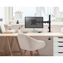 Equip monitor asztali konzol - 650151 (13"-32", 1 monitor, dönthető, forgatható, állítható magasság, max.: 9kg, fekete)
