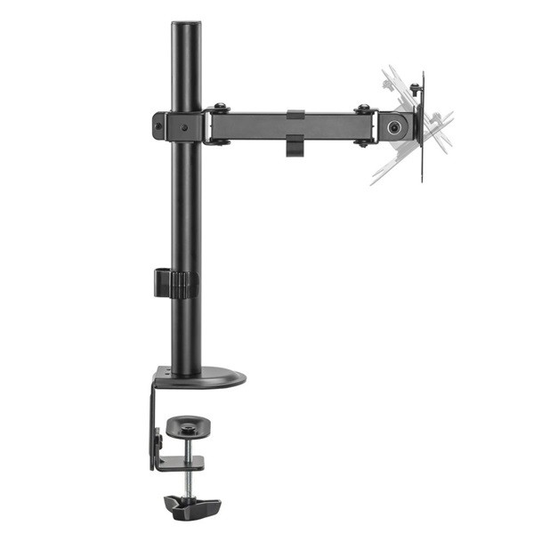 Equip monitor asztali konzol - 650156 (17"-32", 1 monitor, dönthető, forgatható, állítható magasság, max.: 9kg, fekete)