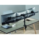 Equip monitor asztali konzol - 650158 (13"-27", 3 monitor, dönthető, forgatható, állítható magasság max.: 3x7kg, fekete)