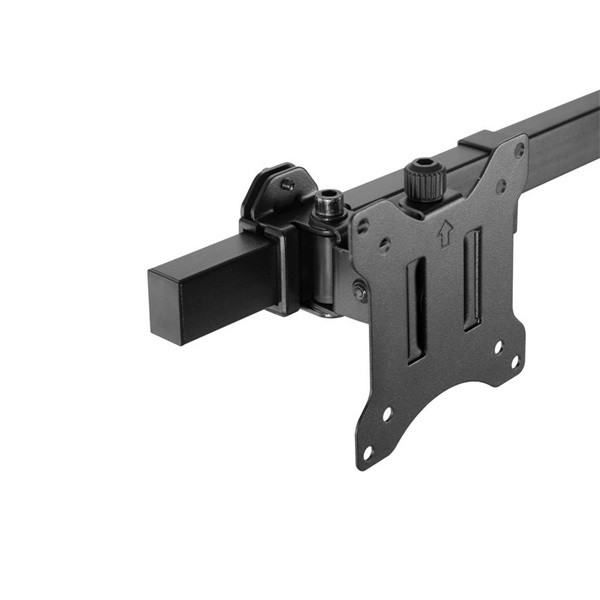 Equip monitor asztali konzol - 650160 (13"-27", 6 monitor, dönthető, forgatható, állítható magasság max.: 3x7kg, fekete)