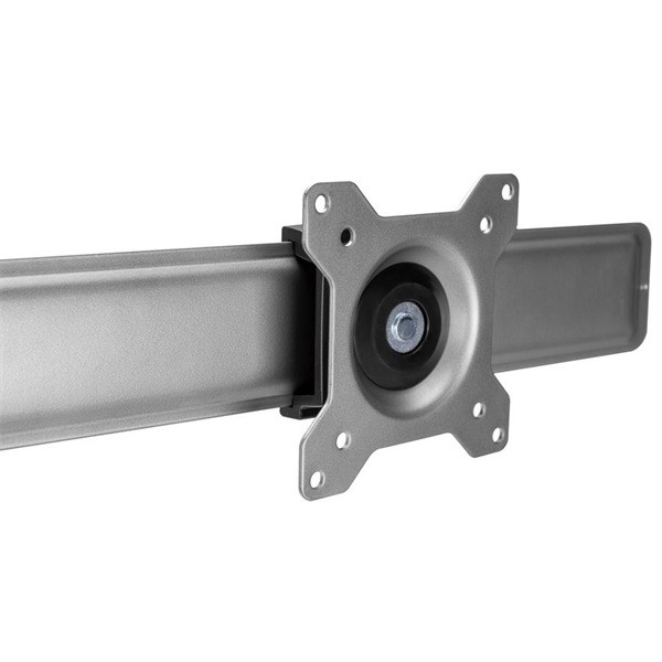 Equip monitor asztali konzol - 650162 (17"-27", 3 monitor, dönthető, forgatható, max.: 3x6kg, fekete/ezüst)