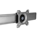 Equip monitor asztali konzol - 650162 (17"-27", 3 monitor, dönthető, forgatható, max.: 3x6kg, fekete/ezüst)