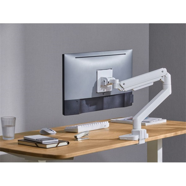 Equip monitor asztali konzol - 650181 (17"-49", 1 monitor, dönthető, forgatható, max.: 20kg, fehér)