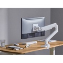 Equip monitor asztali konzol - 650181 (17"-49", 1 monitor, dönthető, forgatható, max.: 20kg, fehér)