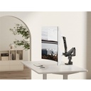 Equip monitor asztali konzol - 650182 (17"-35", 2 monitor, dönthető, forgatható, max.: 2x20kg, fekete)
