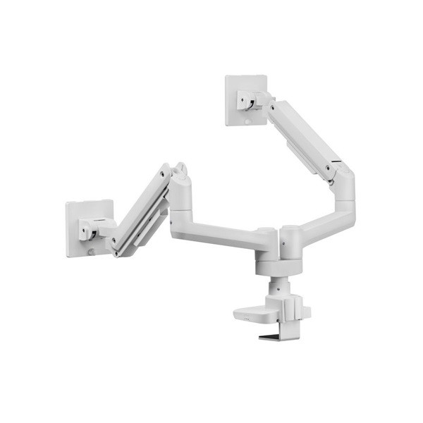 Equip monitor asztali konzol - 650183 (17"-35", 2 monitor, dönthető, forgatható, max.: 2x20kg, fehér)