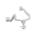 Equip monitor asztali konzol - 650183 (17"-35", 2 monitor, dönthető, forgatható, max.: 2x20kg, fehér)