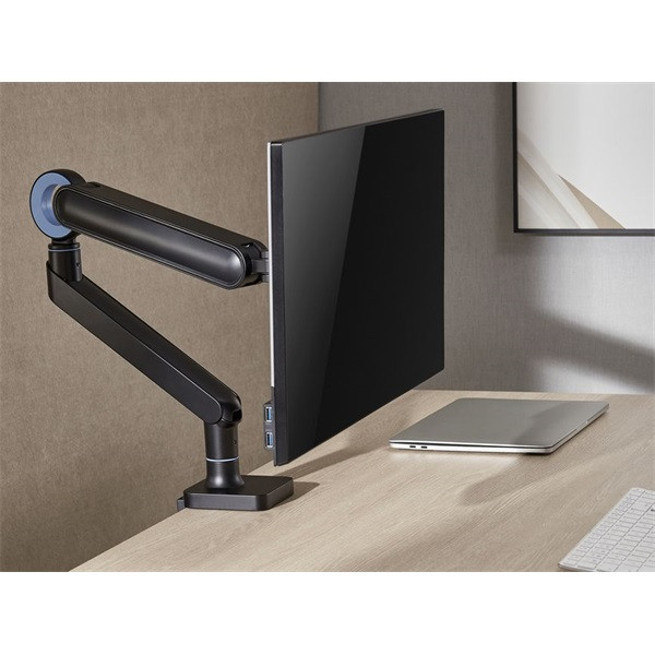 Equip monitor asztali konzol - 650184 (17"-35", 1 monitor, dönthető, forgatható, max.: 10,5kg, fekete)