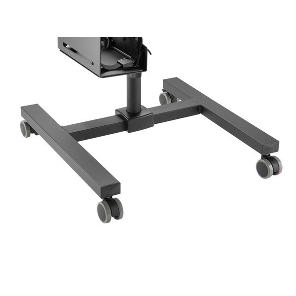 Equip munkaállomás állvány - 650171 (17"-32", 1 monitor, dönthető, forgatható, gurulós, max.: 8kg, fekete)