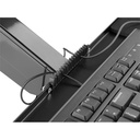 Equip munkaállomás fali konzol - 650170 (17"-32", 1 monitor, dönthető, forgatható, max.: 8kg, fekete)