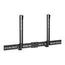 Equip soundbar fali konzol - 650895 (támogatott szélesség: 86-155mm, rezgés csökkentés, fekete)