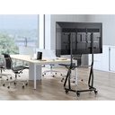 Equip tv állvány - 650609 (60"-105" álló, gurulós, max.:100kg, fekete)