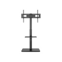 Equip tv állvány - 650613 (37"-75" álló, forgatható, állítható magasság, max.:40kg, fekete)