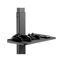 Equip tv állvány - 650613 (37"-75" álló, forgatható, állítható magasság, max.:40kg, fekete)