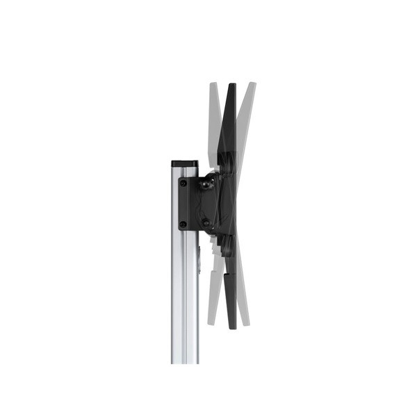 Equip tv állvány - 650630 (37"-86" álló, gurulós, forgatható 90°, dönthető, max.:50kg, fekete)