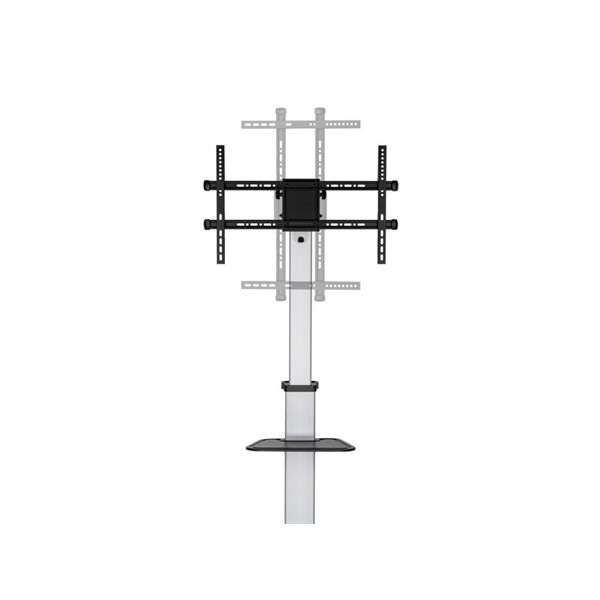 Equip tv állvány - 650630 (37"-86" álló, gurulós, forgatható 90°, dönthető, max.:50kg, fekete)