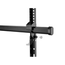 Equip tv fali konzol - 650327 (43"-80", max.: 50kg, dönthető, forgatható, fekete)