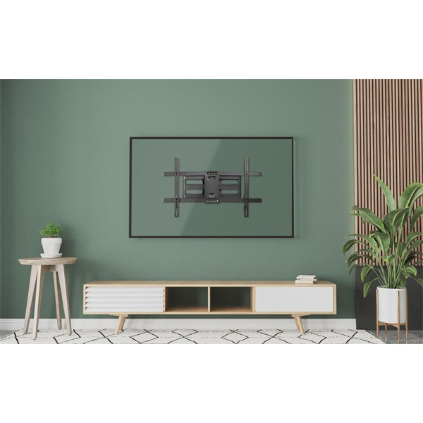 Equip tv fali konzol - 650335 (37"-80", max.: 60kg, dönthető, forgatható, fekete)