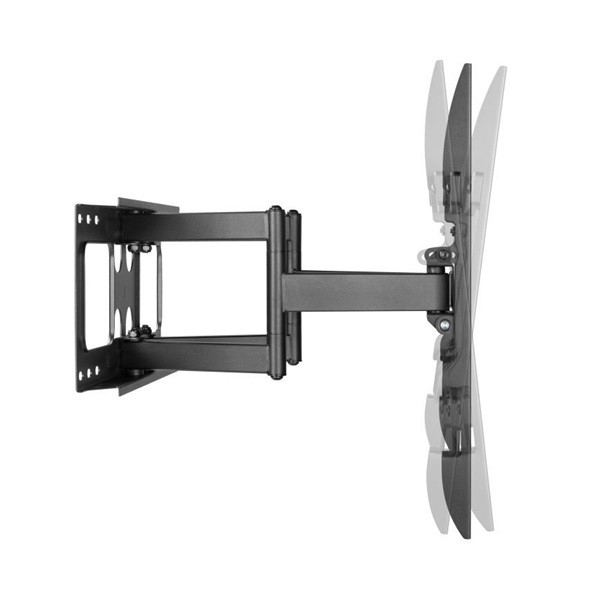 Equip tv fali konzol - 650335 (37"-80", max.: 60kg, dönthető, forgatható, fekete)