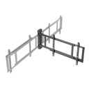 Equip tv fali konzol - 650336 (32"-75", motoros, max.: 50kg, fekete)