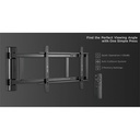 Equip tv fali konzol - 650336 (32"-75", motoros, max.: 50kg, fekete)