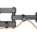 Equip tv fali konzol - 650337 (37"-80", max.: 40kg, dönthető, forgatható, fekete)